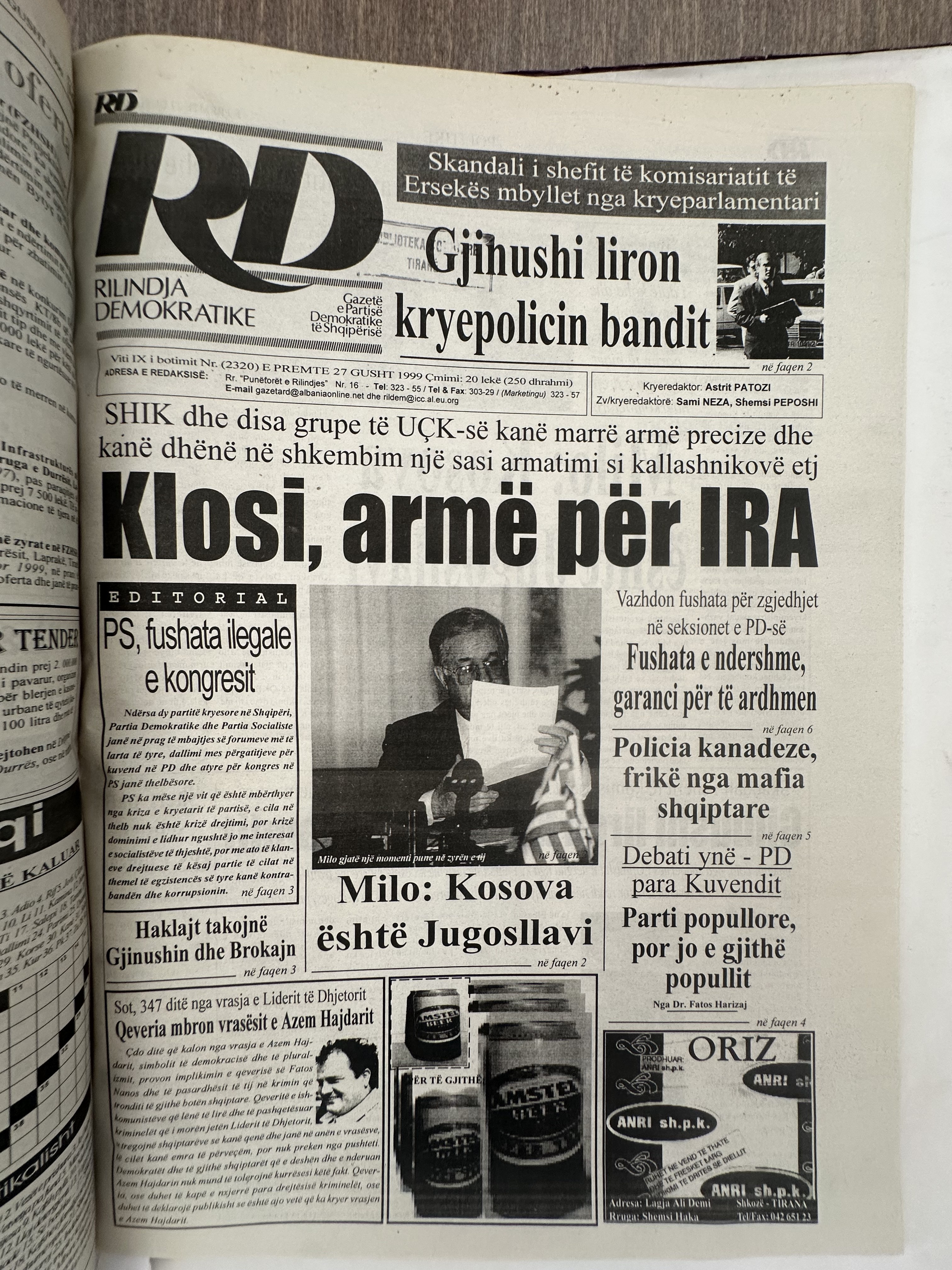 Rilindja Demokratike 1999-04-27